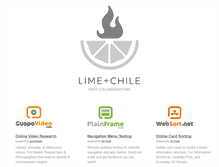 Tablet Screenshot of limechile.com